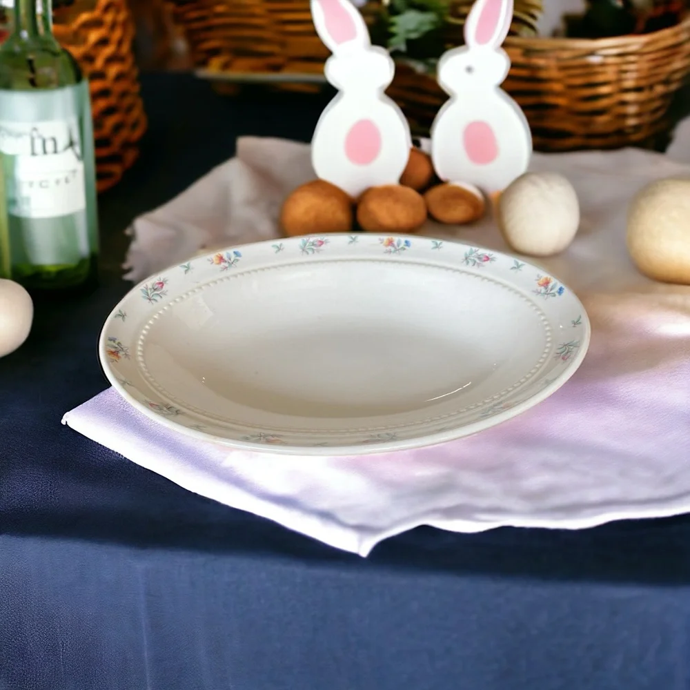 Vintage Harmony House Monticello Oval Vegetable Serving Bowl Hall China